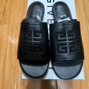 Givenchy black mesh sandals